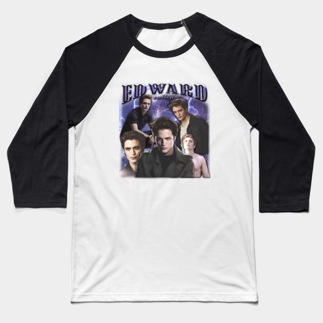 edward cullen twilight Baseball T-Shirt by stargirlx